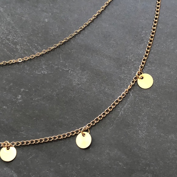 3/$25⚡️layered sequin coin angel beaded necklace - Picture 7 of 9